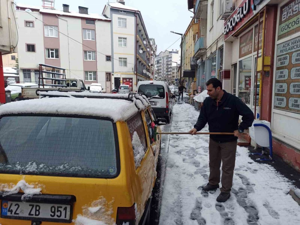 Konya’da Martta kar etkili oldu