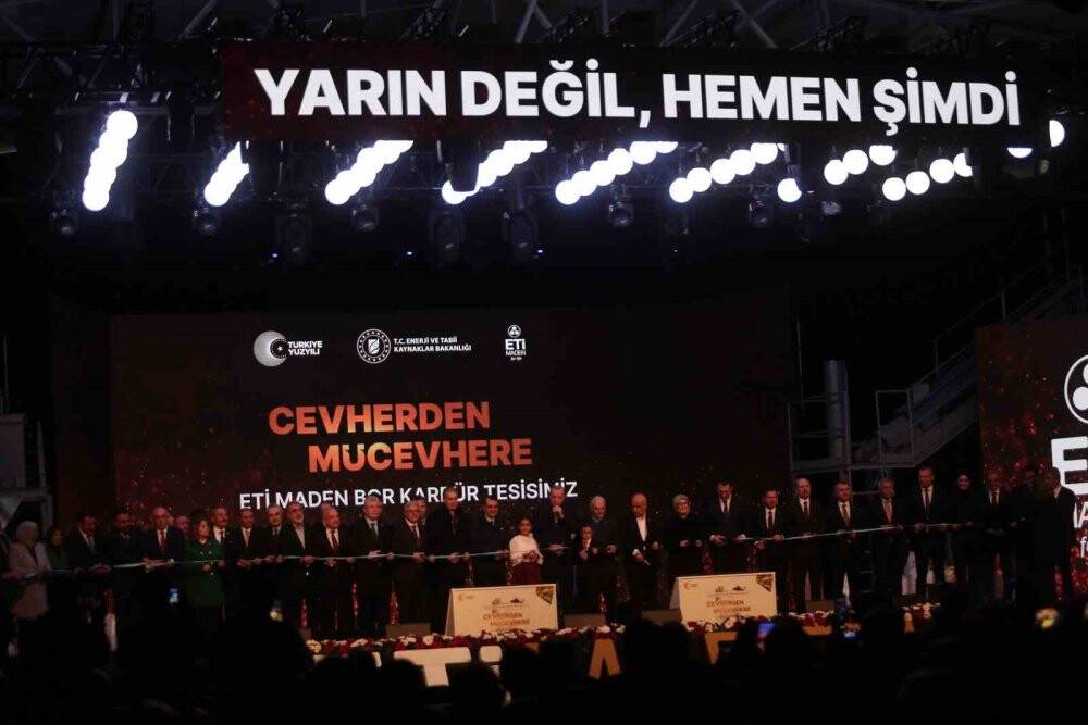 Türkiye’nin ilk bor karbür tesisi açıldı