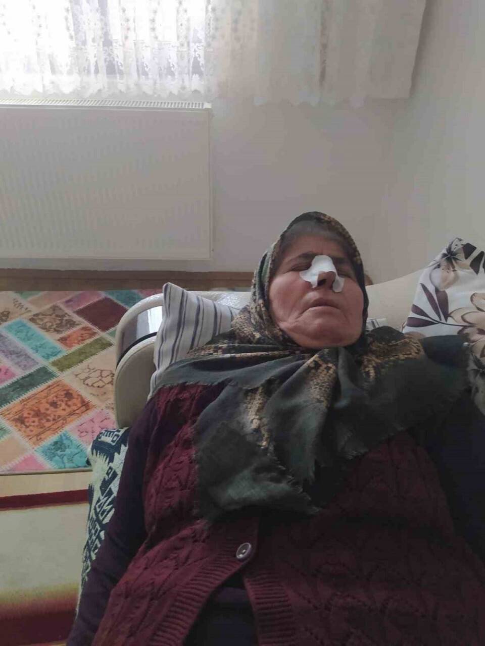 Sokağın ortasında saldırıya uğrayan şehit annesi hastanelik oldu