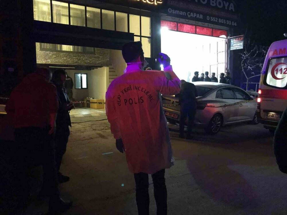 Konya'da işyerinde cinayet! Silahla vurulan şahıs öldü