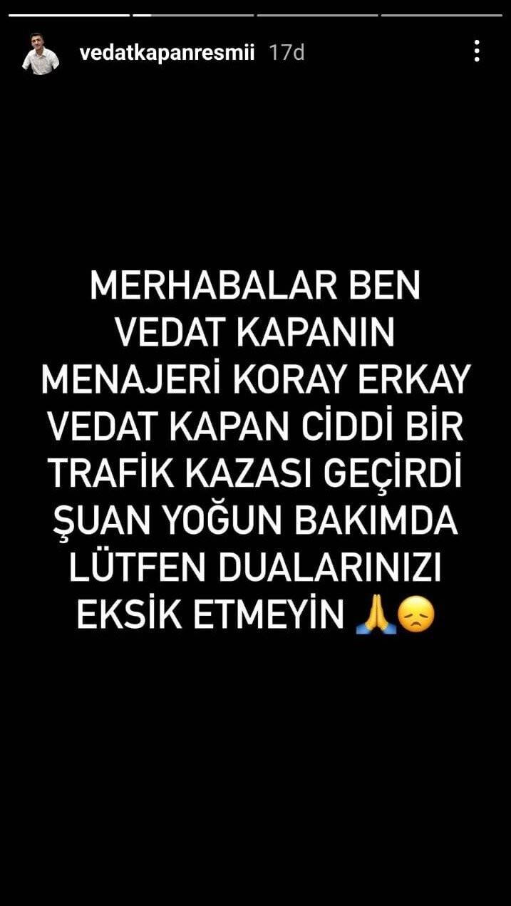 Sahnede türkü söylerken kendi ölüm haberini aldı