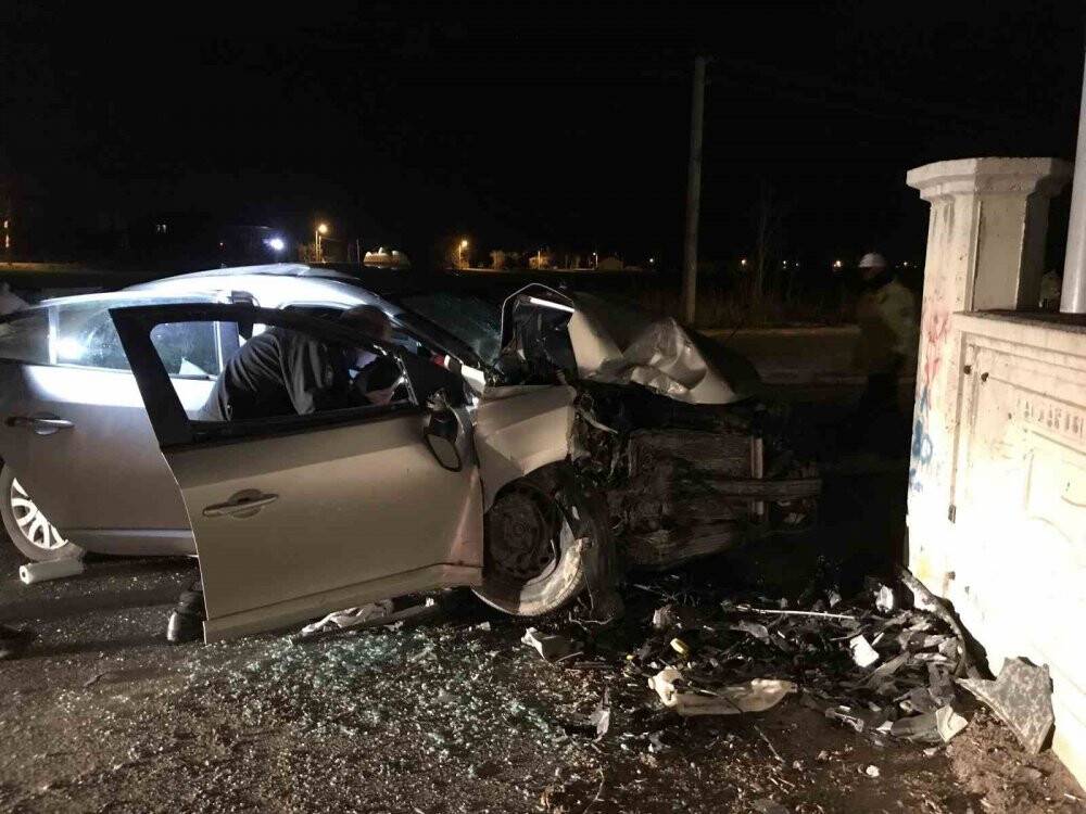 Konya'da aşırı sürat kazaya neden oldu: 1ölü