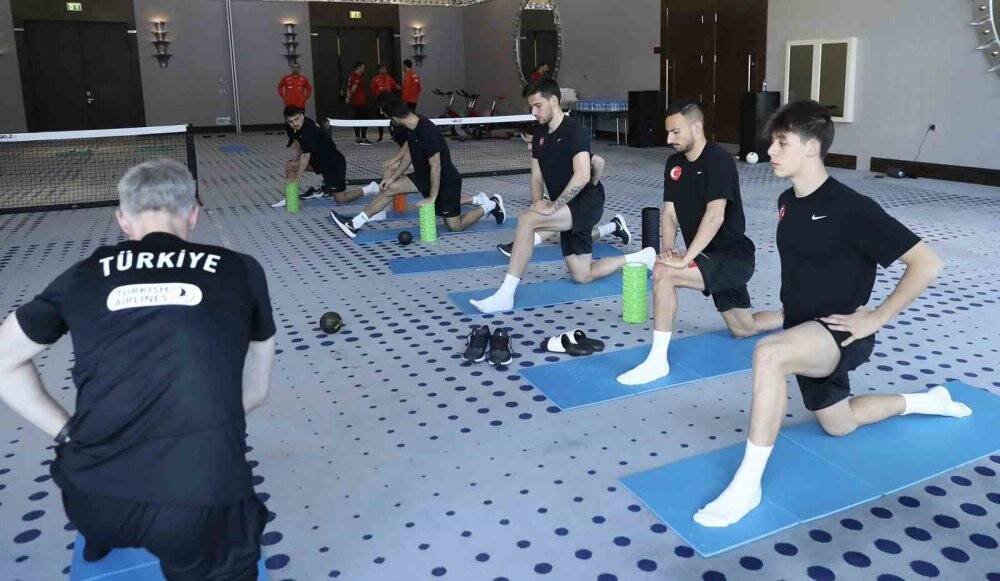 A Milli Futbol Takımı'nda Hırvatistan maçı hazırlıkları sürüyor