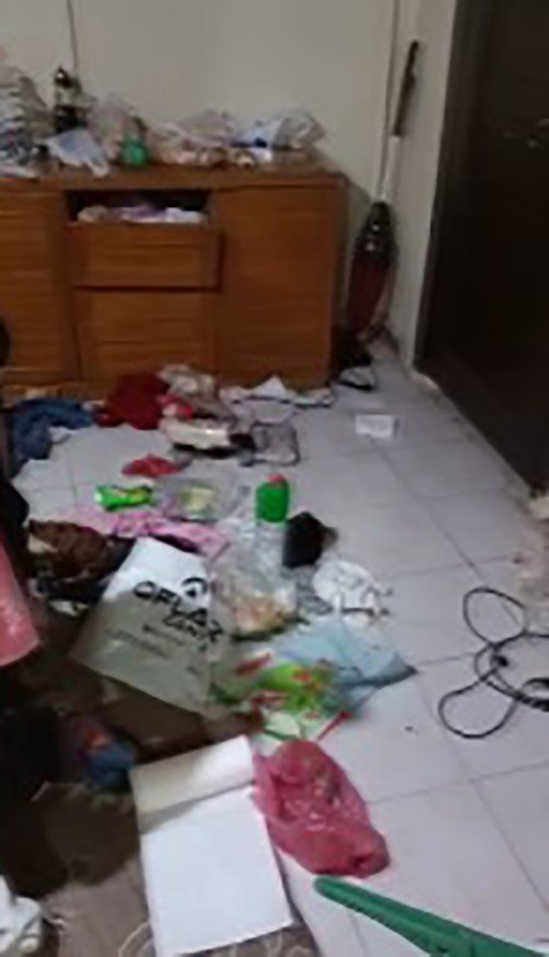Ağlama sesi gelen çöp evden 1 buçuk yaşındaki çocuk çıktı