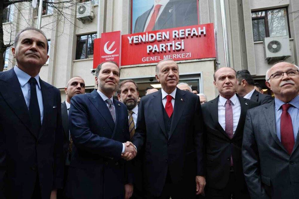 Cumhurbaşkan Erdoğan’ın Yeniden Refah Partisi'ni ziyaret etti