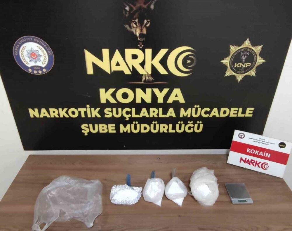 Konya’da 4 adrese uyuşturucu baskınında 6 tutuklama