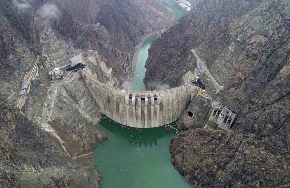 Yusufeli Barajı’nda su seviyesi 90 metreyi aştı