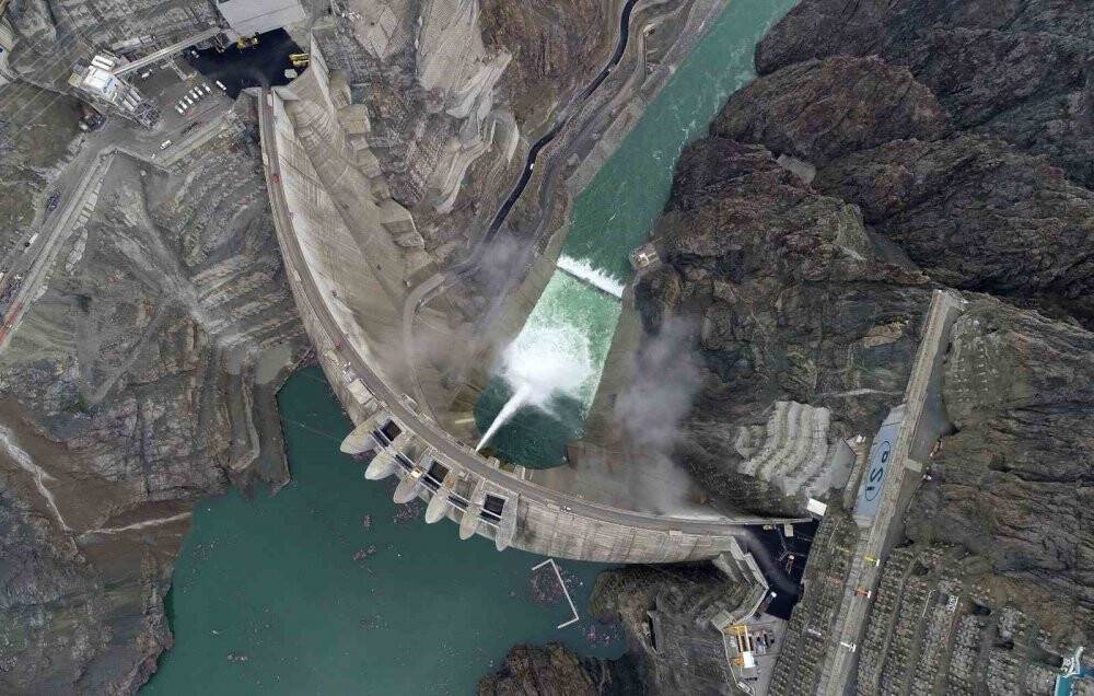 Yusufeli Barajı’nda su seviyesi 90 metreyi aştı