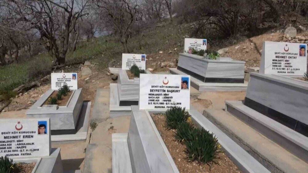 PKK terör örgütüne 6 şehit veren köyde acı dinmiyor