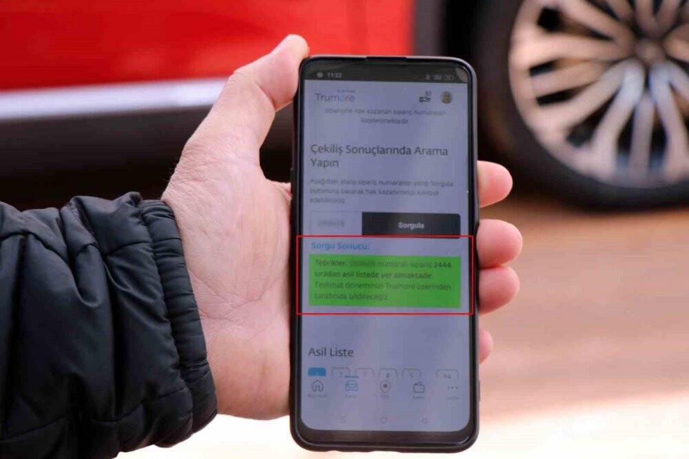 Talihlinin TOGG heyecanı