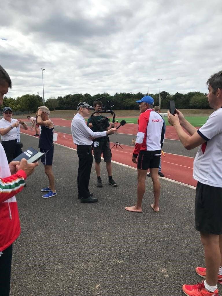 Karaciğer nakilli eski milli atletten anlamlı yarış