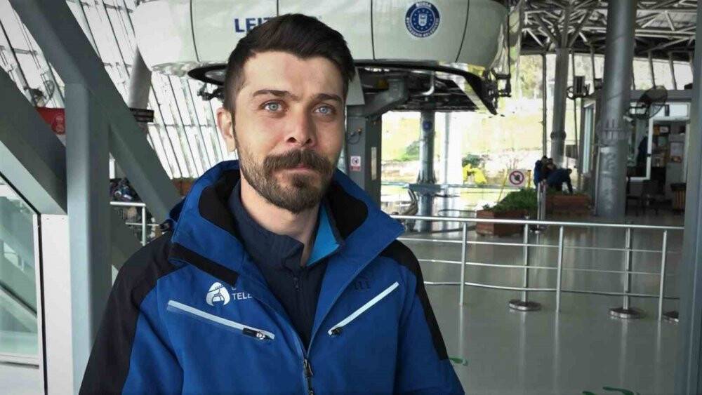 Uludağ’da ölümle burun buruna... 165 metre yüksekte cambazları aratmıyorlar