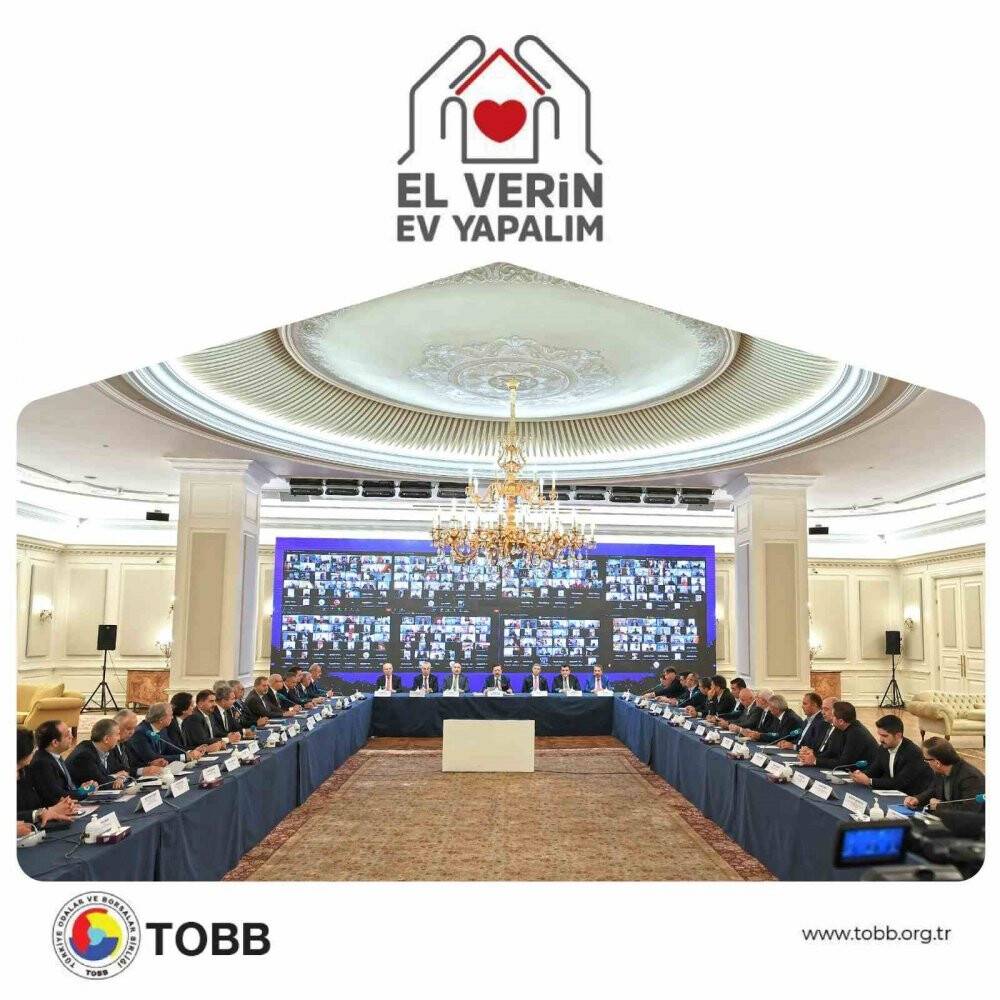 TOBB, 1 Milyar Lira Destekle Deprem Bölgesi İçin Konut Seferberliği Başlattı