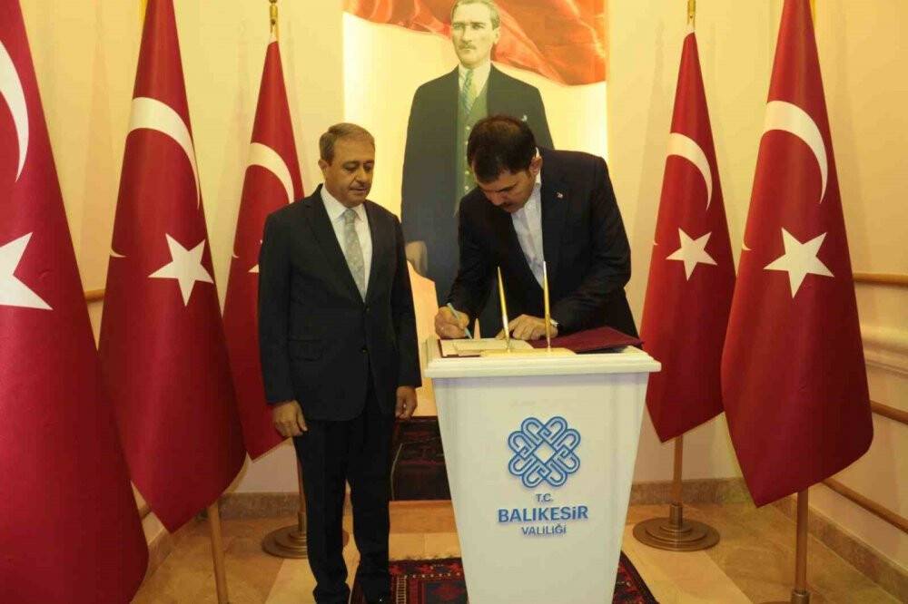 Bakan Murat Kurum Balıkesir’de