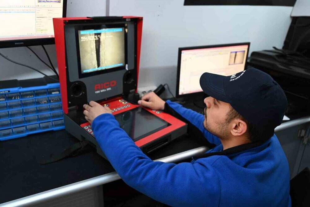 KOSKİ'den Hatay’da kanal arızaları robotik çözüm