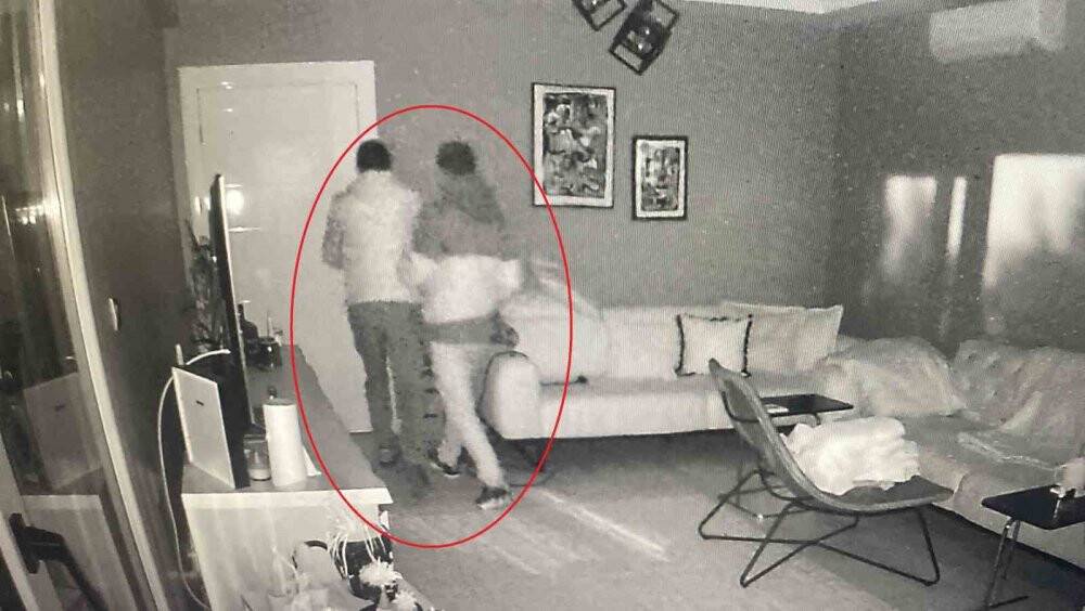 Ev farelerini evin içindeki  güvenlik kamerası ele verdi