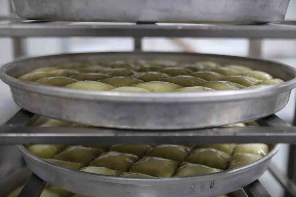 Baklavacılarda bayram yoğunluğu