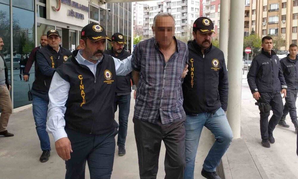 Konya’daki komşu cinayetinin kamera görüntüsü ortaya çıktı