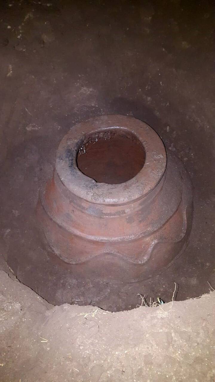 Tarla sürerken tarihi küp buldu