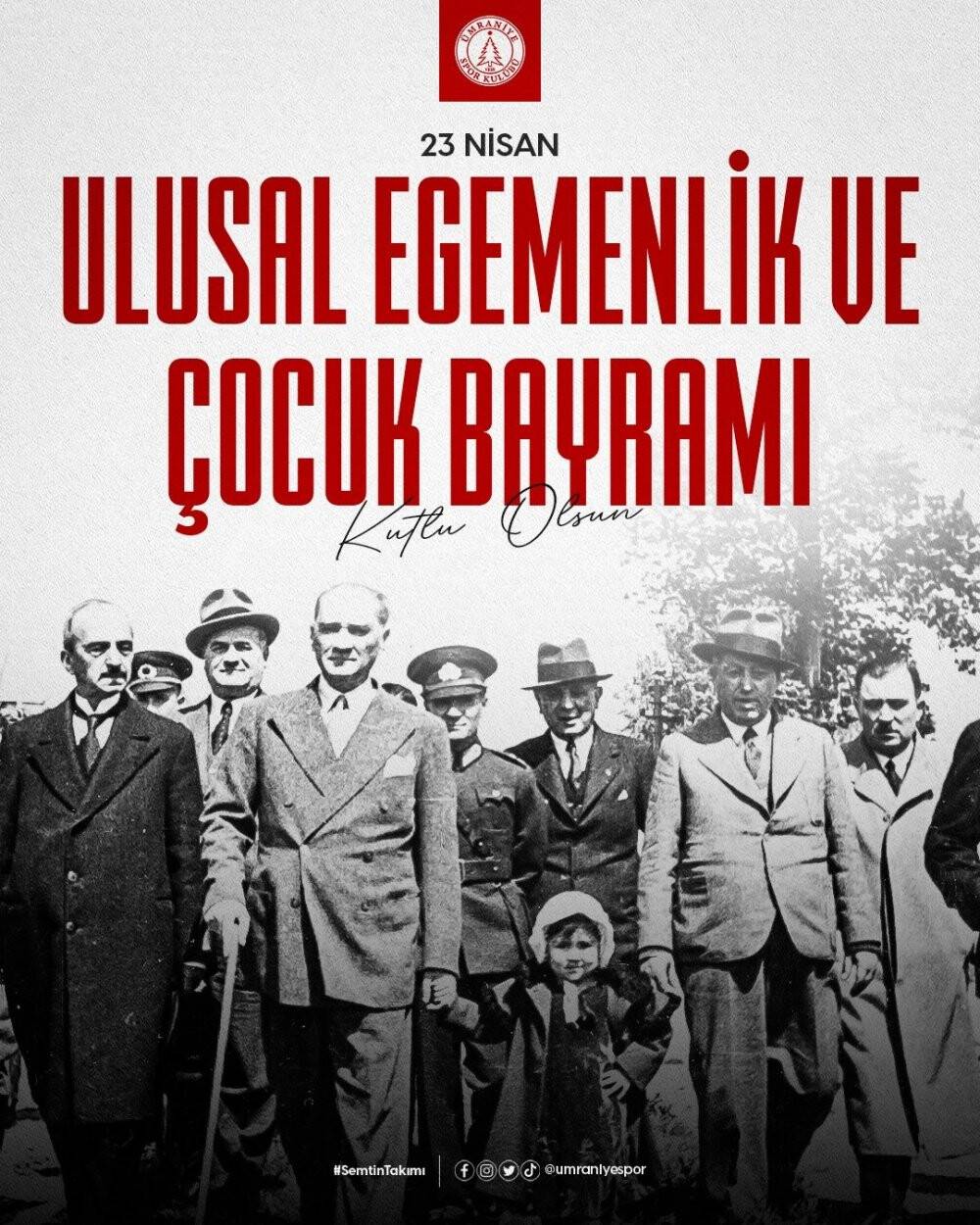 Konyaspor'dan 23 Nisan mesajı