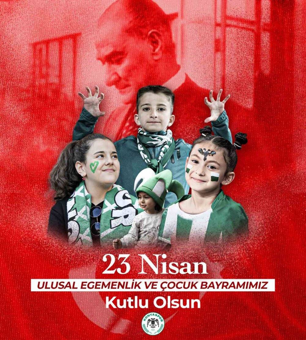 Konyaspor'dan 23 Nisan mesajı