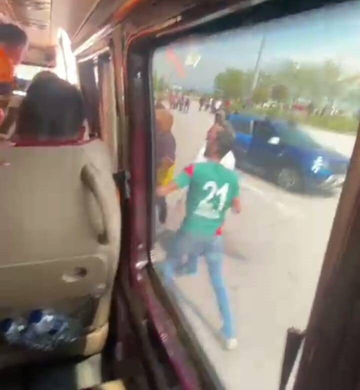 Kütahyalı taraftarlara saldırı