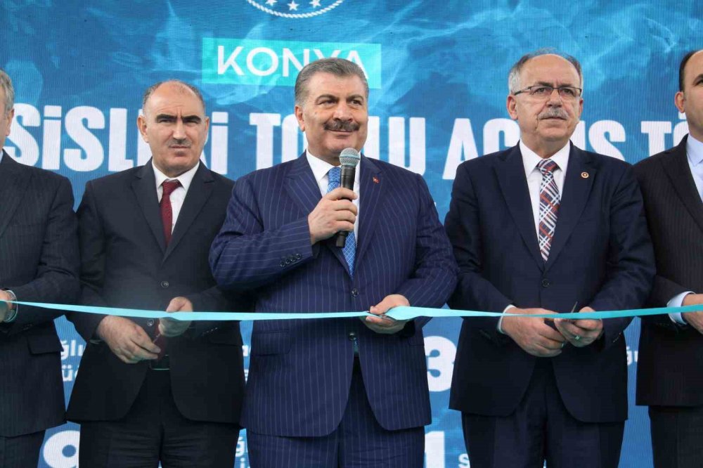 Bakan Koca  83 adet sağlık yatırımının toplu açılışı için Konya'da