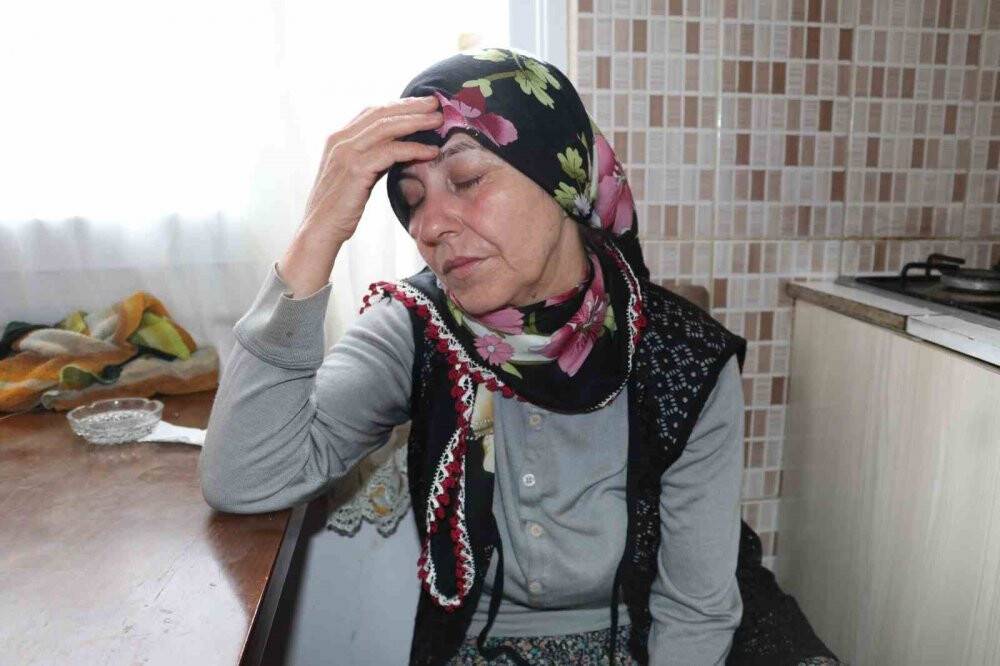 Pasta almak için çıktı: Sulama kanalı sonu oldu