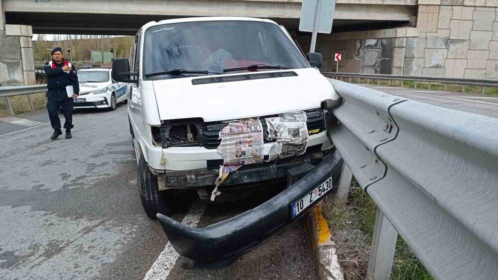Yemin töreni yolunda kaza