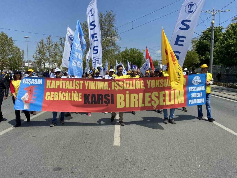 Konya’da 1 Mayıs kutlandı