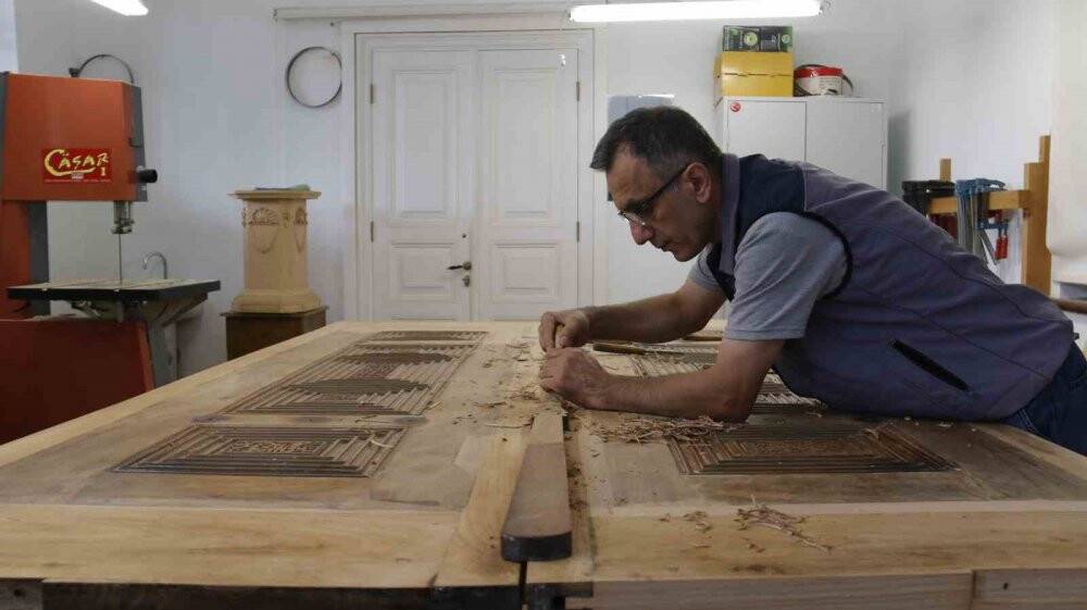 Asırlara meydan okuyor: Hazine Koğuşu’nun kapısı restore edildi