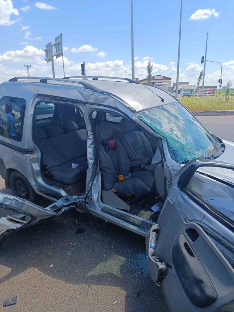 Çınar’da trafik kazası