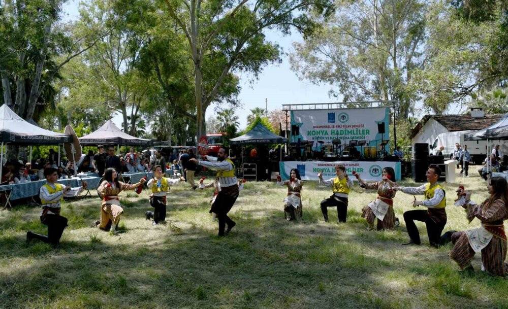 Kuşadası’ndaki Hadimliler etli pilav şenliğinde buluştu