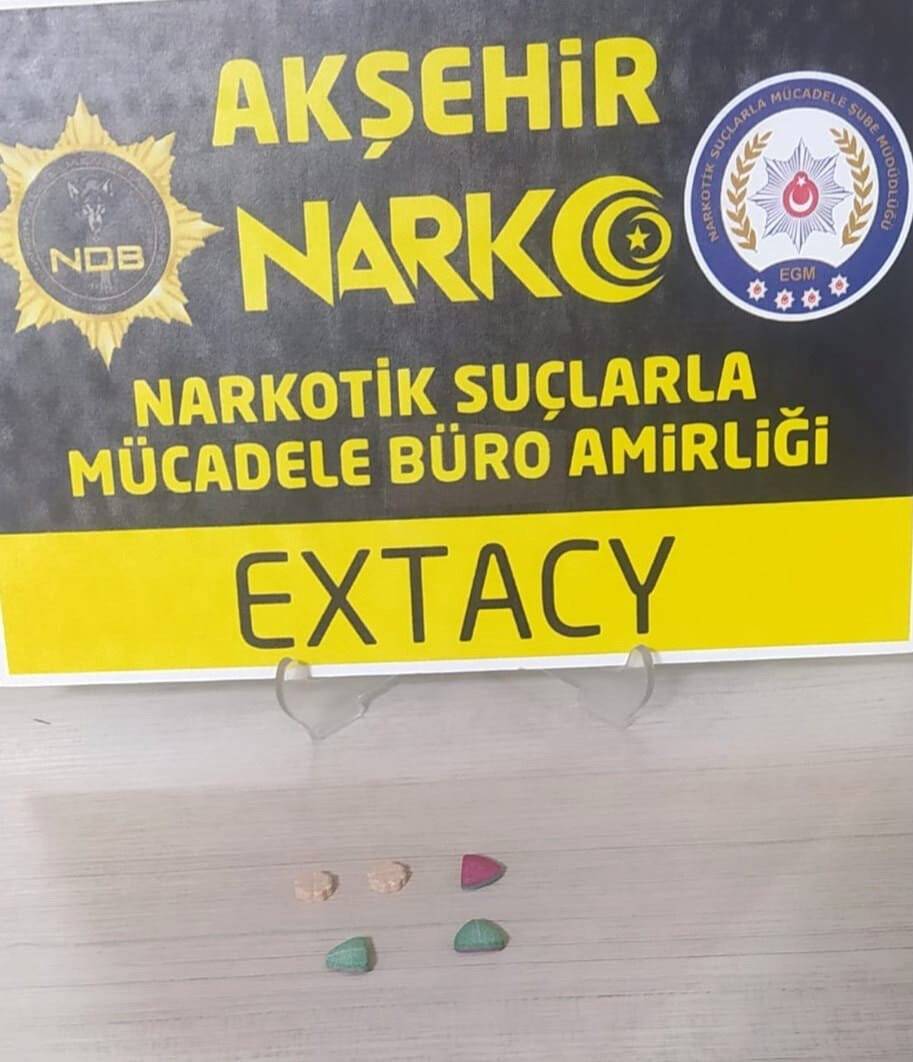 Akşehir’de 3 farklı uyuşturucu operasyonu