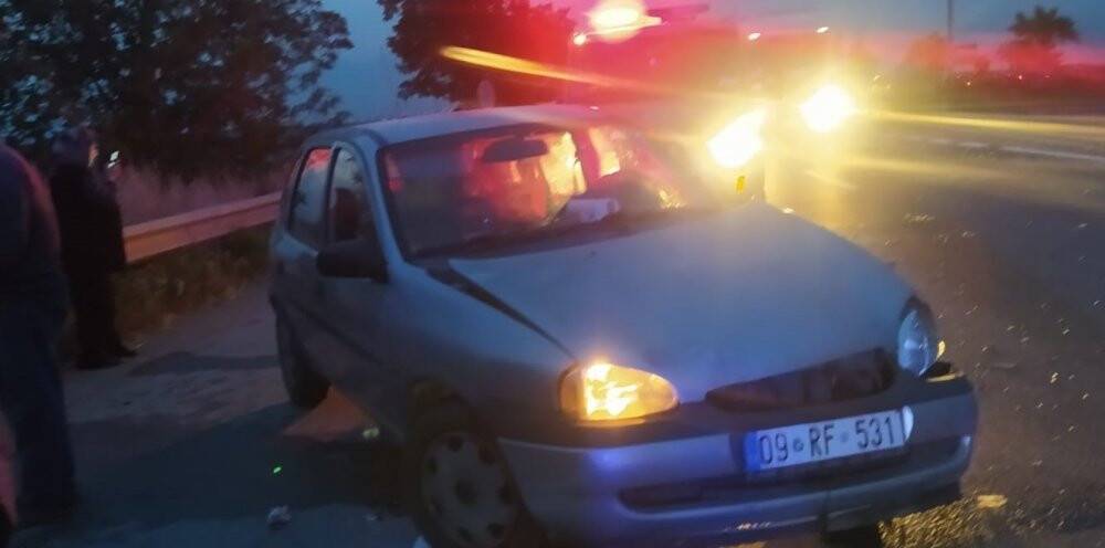 Çarpışmanın şiddetiyle otomobiller savruldu, yürekler ağızlara geldi