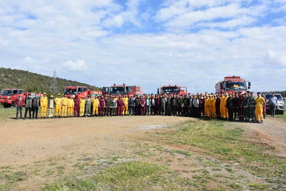 Beyşehir’de yangın işçilerinin işbaşı eğitimleri tamam