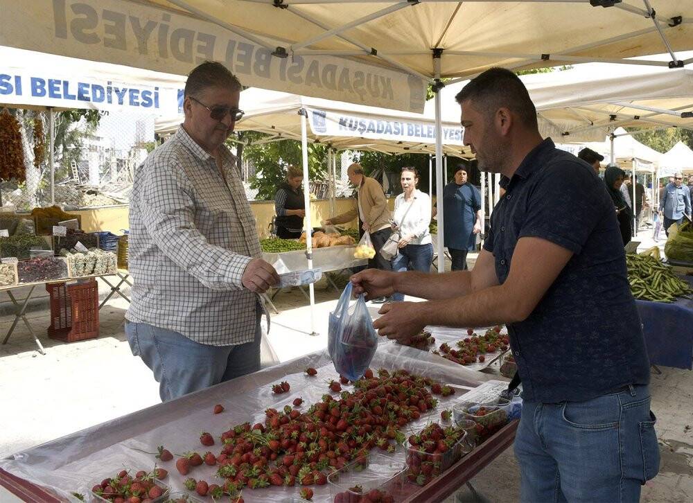 Bu pazarda üreticiler emeklerinin karşılığını alıyor
