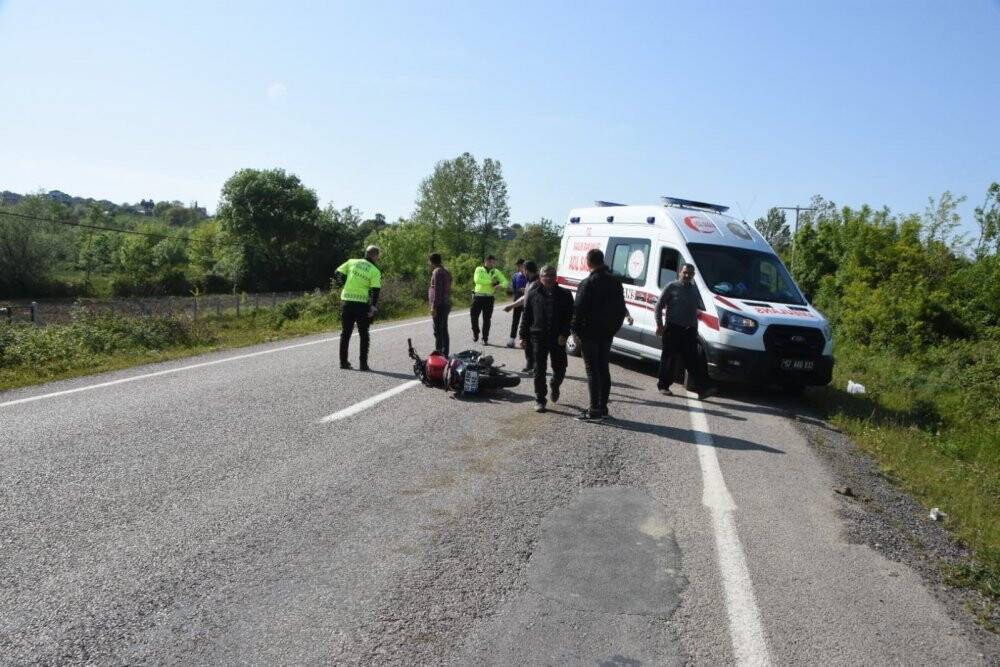 Sinop’ta trafik kazası: 2 yaralı