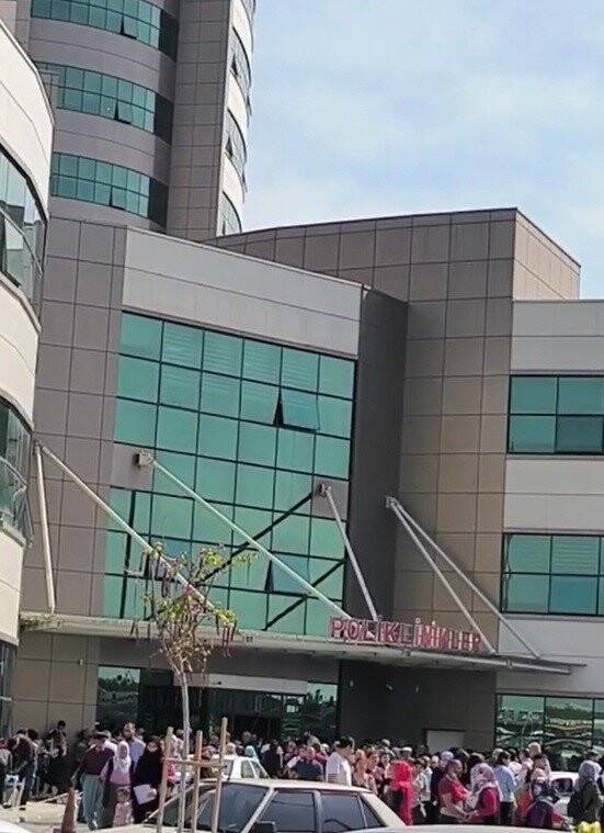 Hhastane yemekhanesinde çıkan yangın korkuttu