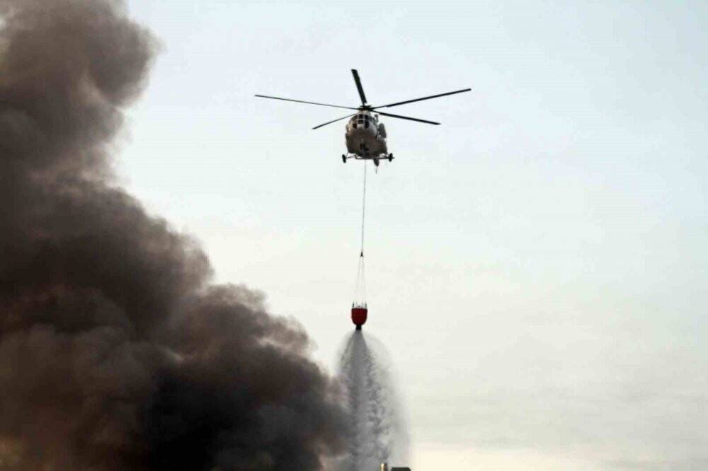 Lüks yat ve teknelerin bulunduğu tersane yangını 3 saatte söndürüldü