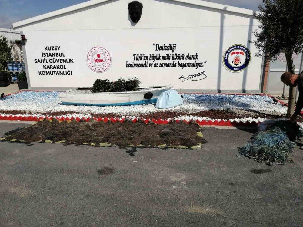 İstanbul yasadışı avlanan yarım ton kalkan balığına el konuldu