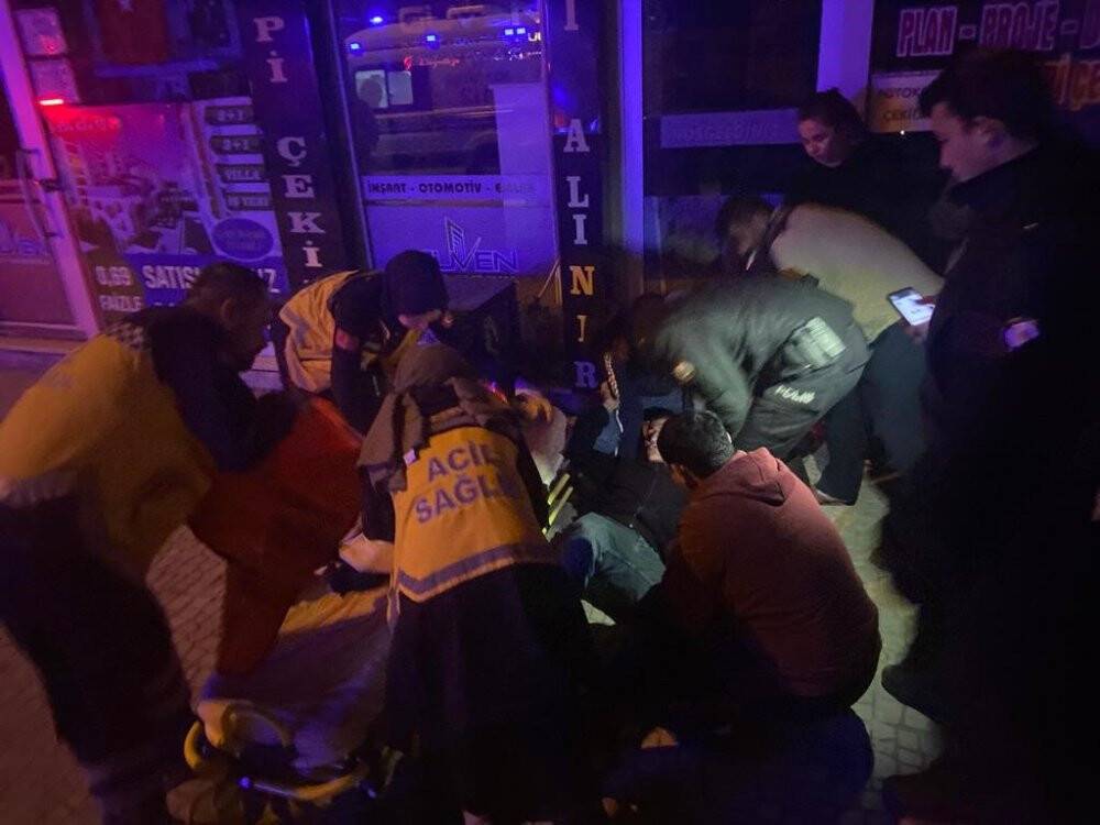 Kuryelerin kavgasında mermi yağdı