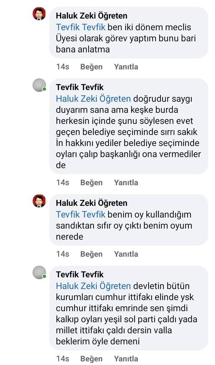 Malazgirtli milletvekili adayına kendi sandığından oy çıkmadı
