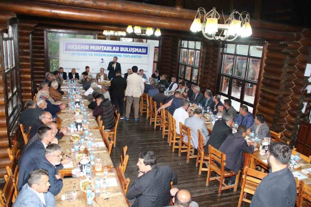 Muhtarlarla istişare ve değerlendirme toplantısı yapıldı