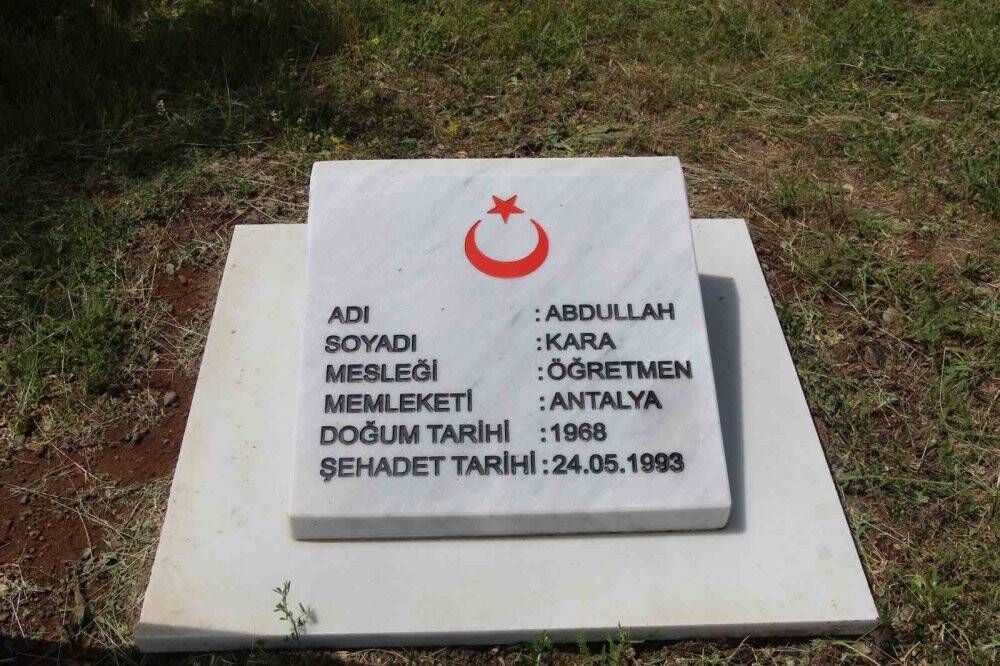 30 yıl sonra silah arkadaşlarının şehit edildiği Bingöl'de