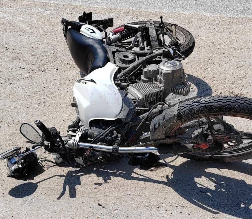 Otomobil ile motosiklet kafa kafaya çarpıştı: 1 ağır yaralı