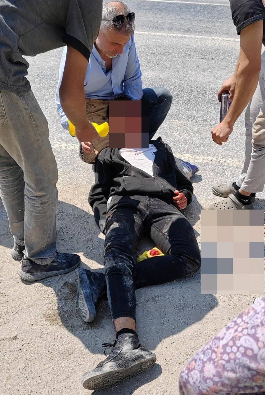 Otomobil ile motosiklet kafa kafaya çarpıştı: 1 ağır yaralı