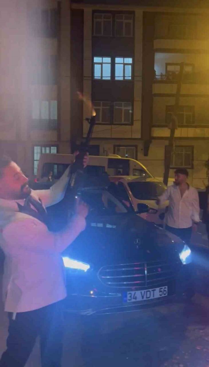 İstanbul’da tüfekli düğün konvoyundaki magandalara ceza yağdı