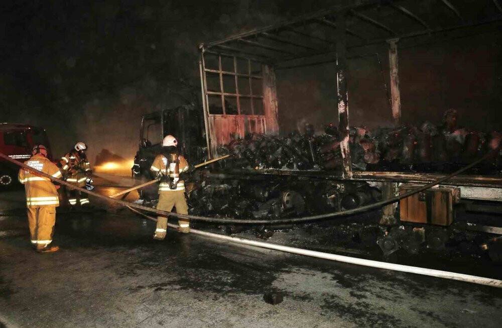 Otoyol tünellerindeki yangın güvenlik kamerasında