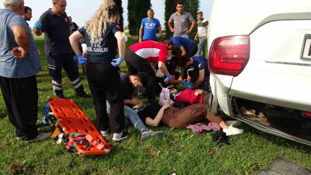 7 kişinin yaralandığı kazada adeta can pazarı yaşandı